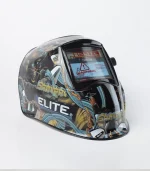 Careta Fotosensible para Soldar CSVM 760 Marca ELITE con visor ampliado, sensores automáticos y ajuste externo para soldadura profesional.