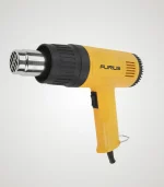 Pistola de Calor Marca FURIUS 1800W con punta resistente, diseño ergonómico y tres niveles de flujo de aire para trabajos profesionales.