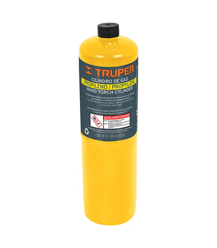 Cilindro de gas propileno 400 ml TRUPER