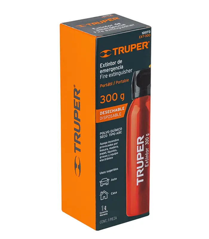EXTINTOR DE EMERGENCIA 300G TRUPER