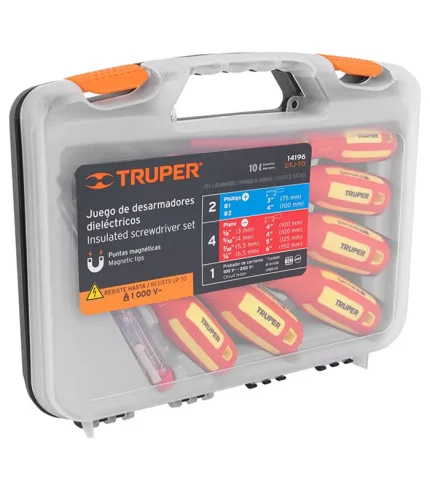 Juego de desarmadores dieléctricos TRUPER 1000