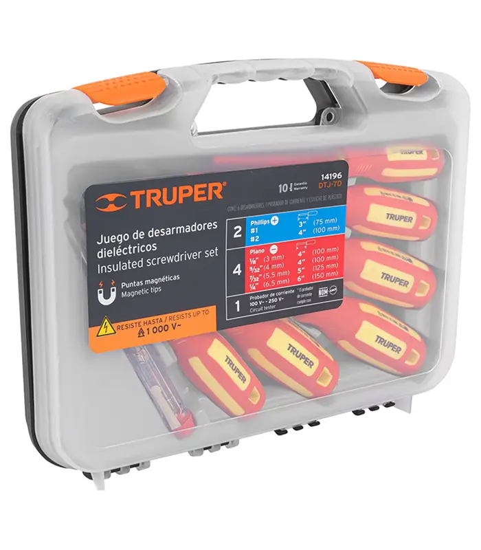 Juego de desarmadores dieléctricos TRUPER 1000
