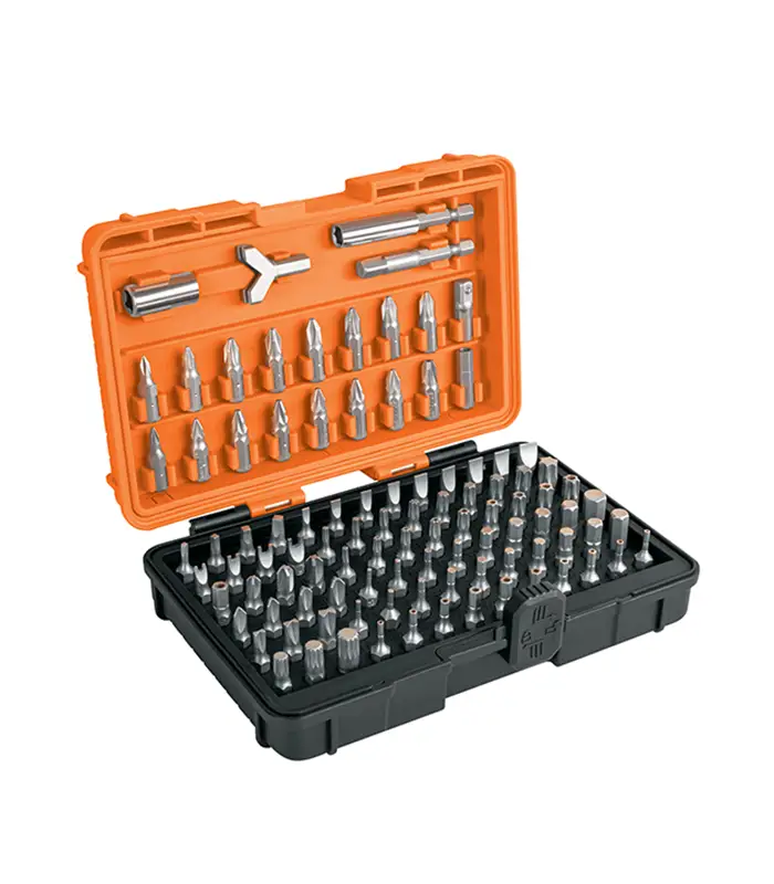 Set de puntas TRUPER 100 pzas con estuche