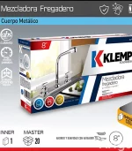 MEZCLADORA 4002 FREGADERO 8" KLEMP