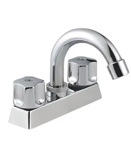 Mezcladora para lavabo 4″ KLEMP con acabado cromo