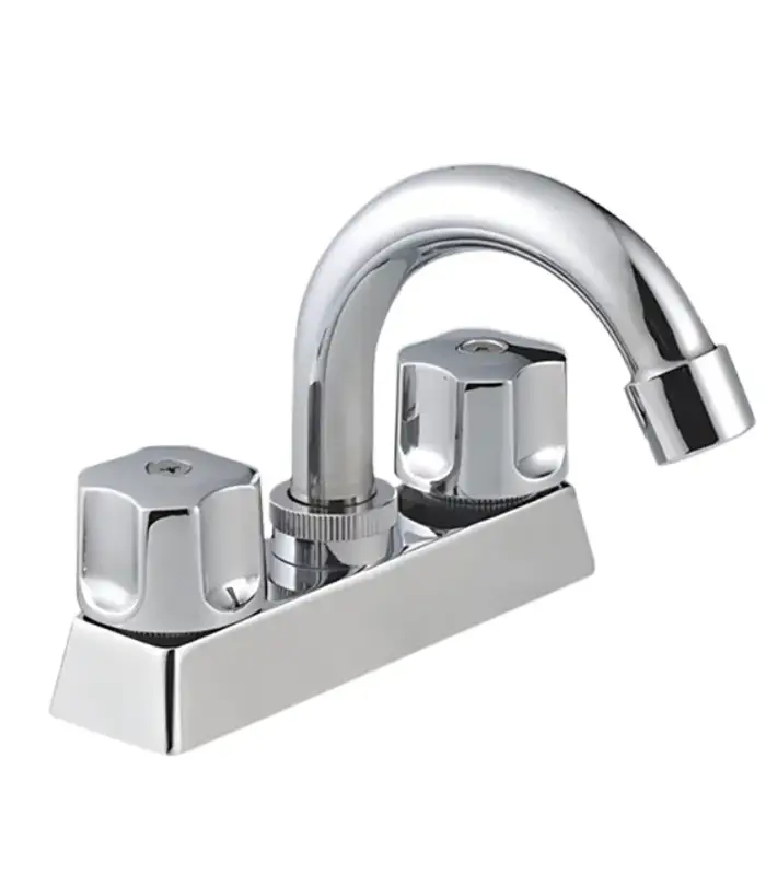 Mezcladora para lavabo 4″ KLEMP con acabado cromo