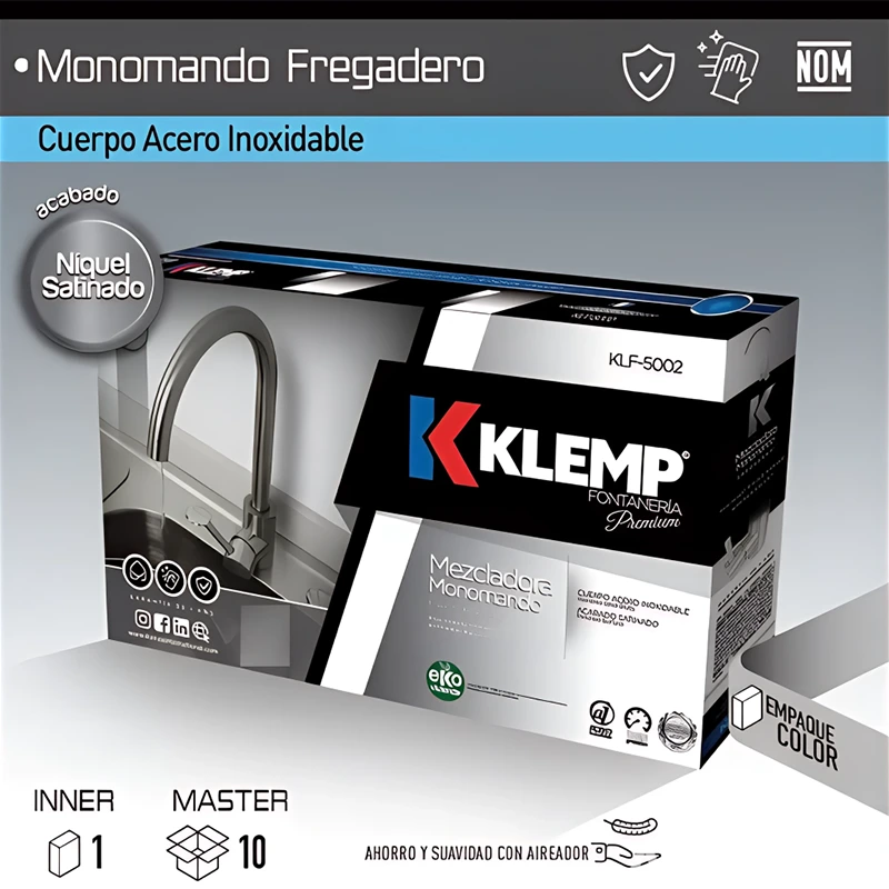 Monomando para fregadero KLF-5002
