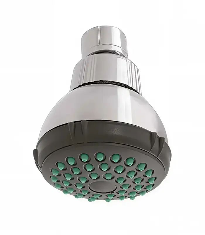 Regadera con brazo antisarro KLEMP acabado cromo