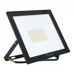Luminario fijo LED Sanelec 50W ultra delgado con protección IP65 para exteriores residenciales.